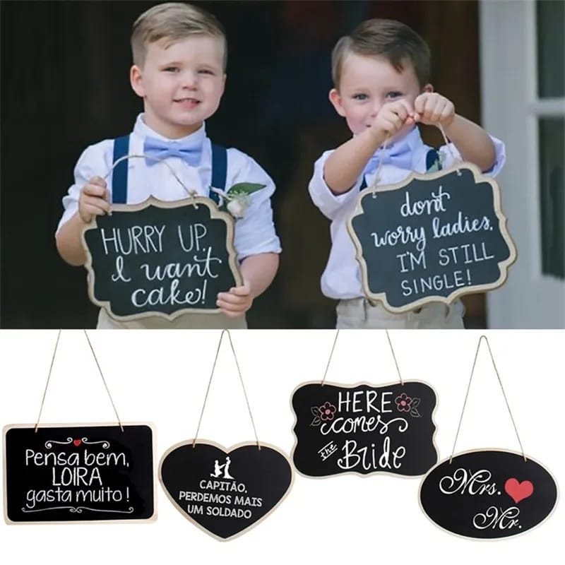 Jual Papan Signs BlackBoard Digantung Arrow Bear Kotak Event Wedding ...