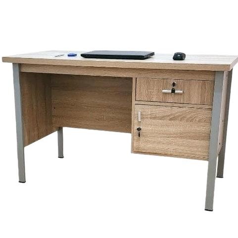 Jual Meja Kantor Kerja Kaki Besi Mt 130 Grace Furniture Awet Kuat Kokoh