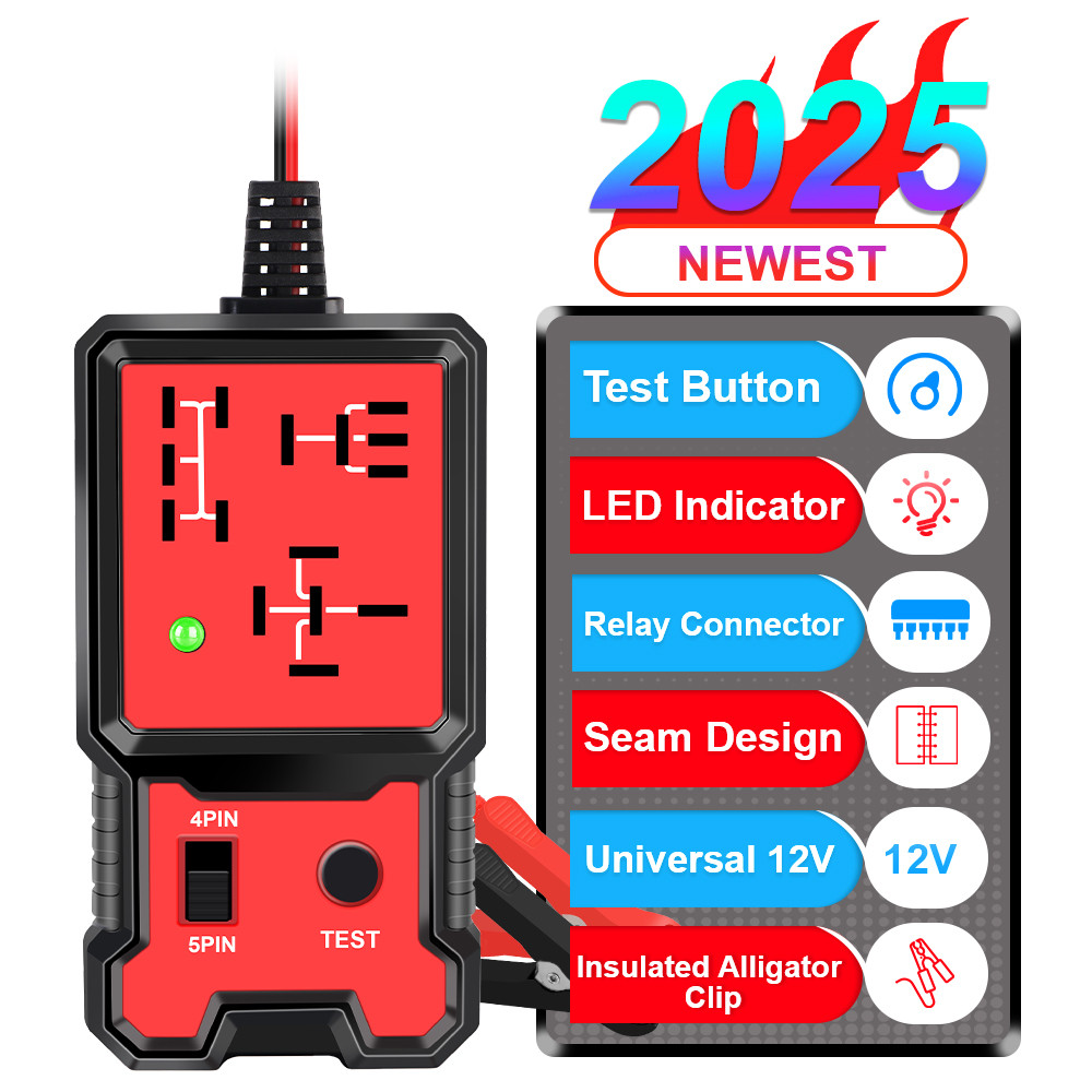 Jual Led Indicator Light Car Battery Checker Electronic Test Car Relay ...
