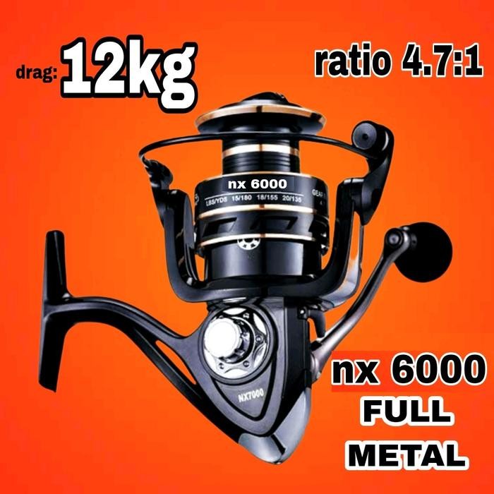 Jual Produk reel pancing besi nx 6/4/2 series kuat dan joran rell ...