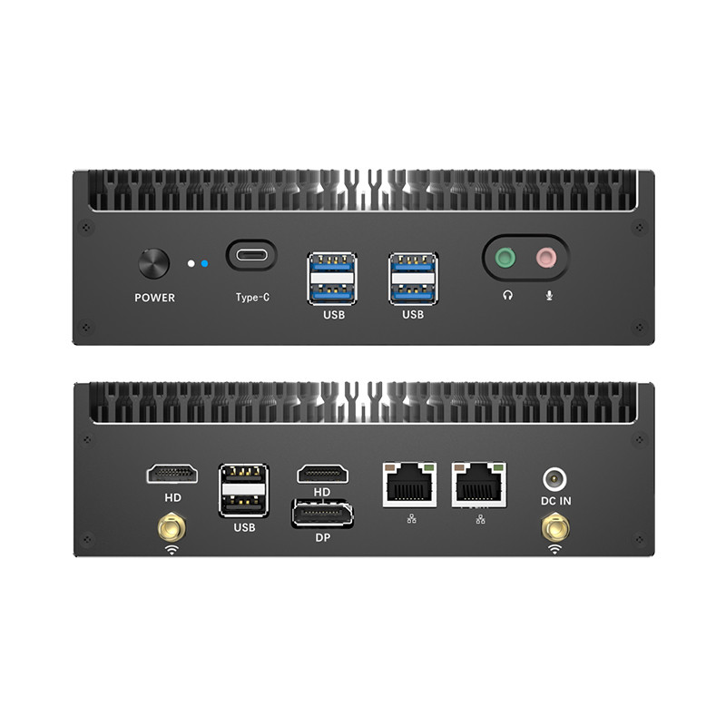 Jual Fanless Mini PC 12th 13th Intel Core CPU i7 1355U 1255U DDR4 RAM M ...