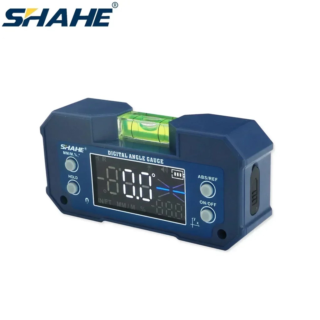 Jual Shahe Digital Angle Protractor Rechargeable Dual Axis High ...