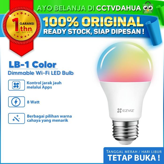 Jual EZVIZ LB1-Color Smart Light Bulb 8W Wifi | Shopee Indonesia