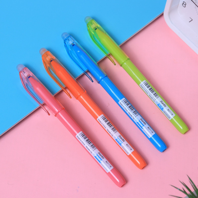 Bantex Erasable Pen 0.5 mm Pulpen Tinta Biru Bisa Dihapus Model Tutup BG1118 (3)