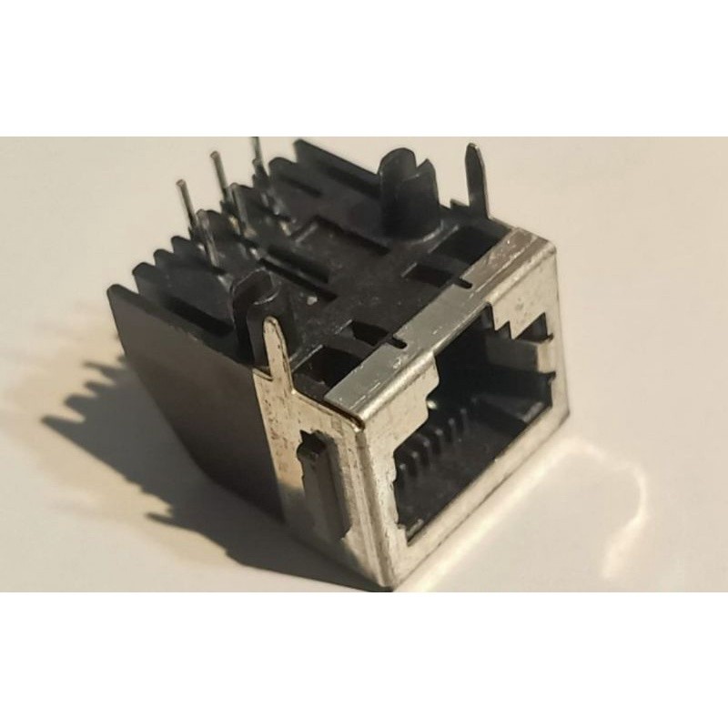 Jual RJ12 Female / Soket Female RJ 12 Yaesu 6pin with ground (shielded ...