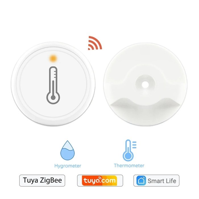 Jual Tuya ZigBee 3.0 Wireless Temperature and Humidity Sensor Works ...