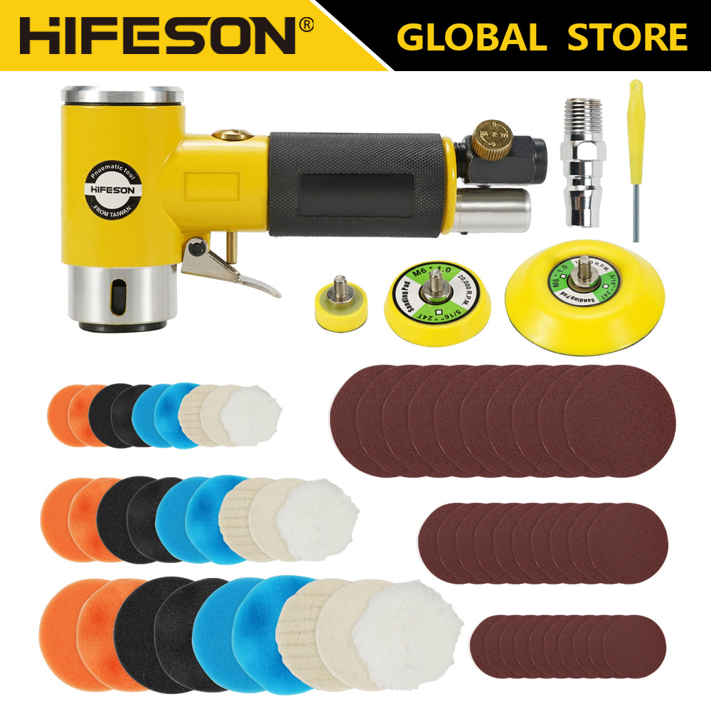Jual 2inch/3inch Mini Orbital Air Sander Pneumatic Polishing Grinding ...