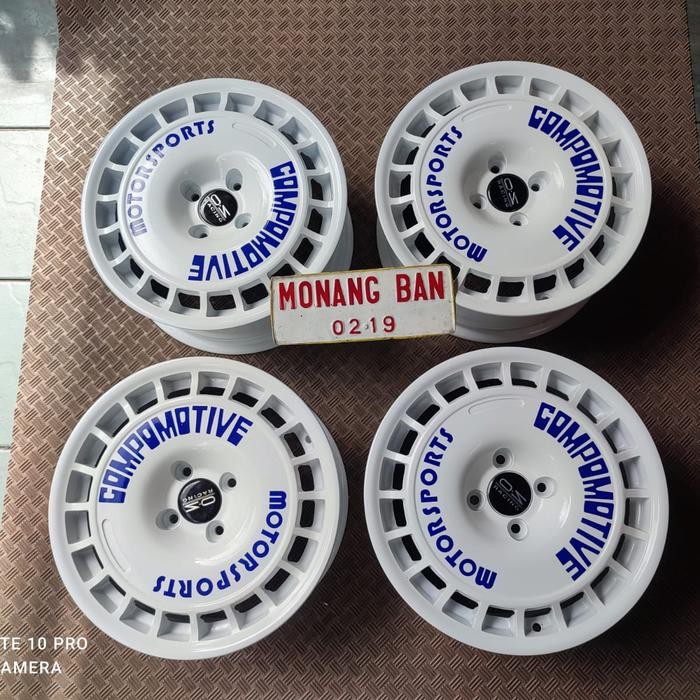 Jual Velg compomotive r15 pcd 4x100 | Shopee Indonesia