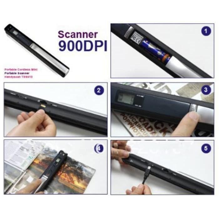 Jual iScan Wand Scanner A4 Wireless Portable 300 600 900 DPI JPG PDF ...
