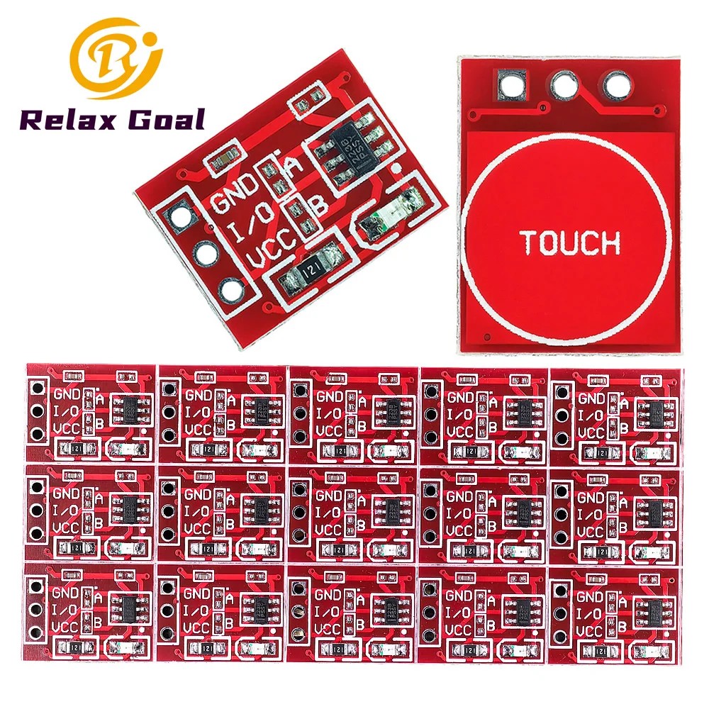 Jual IMPORT TTP223 TOUCH KEY CAPACITIVE SWITCH BUTTON MODULE CAPACITOR ...