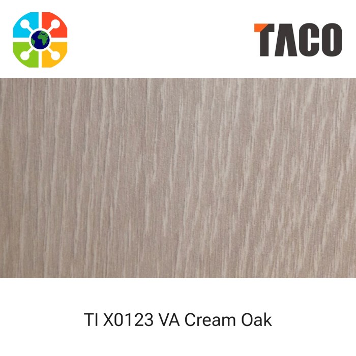 Jual Taco Hpl Ultimate Woodgrain Ti X0123 Va Cream Oak | Shopee Indonesia
