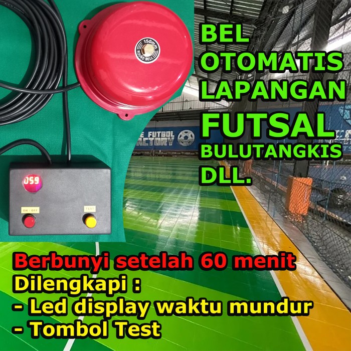 Jual Bel Sirine Sirene Timer Countdown Otomatis Untuk Lapangan Futsal ...