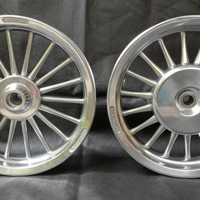 Jual Velg Fazzio Ring 12 Chrome | Shopee Indonesia