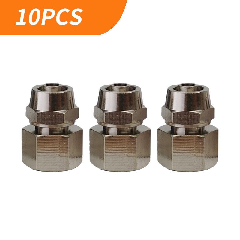 1PCS PCF COPER BSP Vrouwelijke pneumatische fittingen duwen