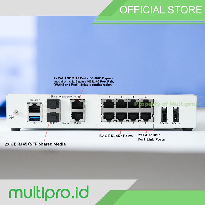Jual Fortinet Fortigate FG-80F (UTM Bundle License 24x7 and NBD-RMA ...
