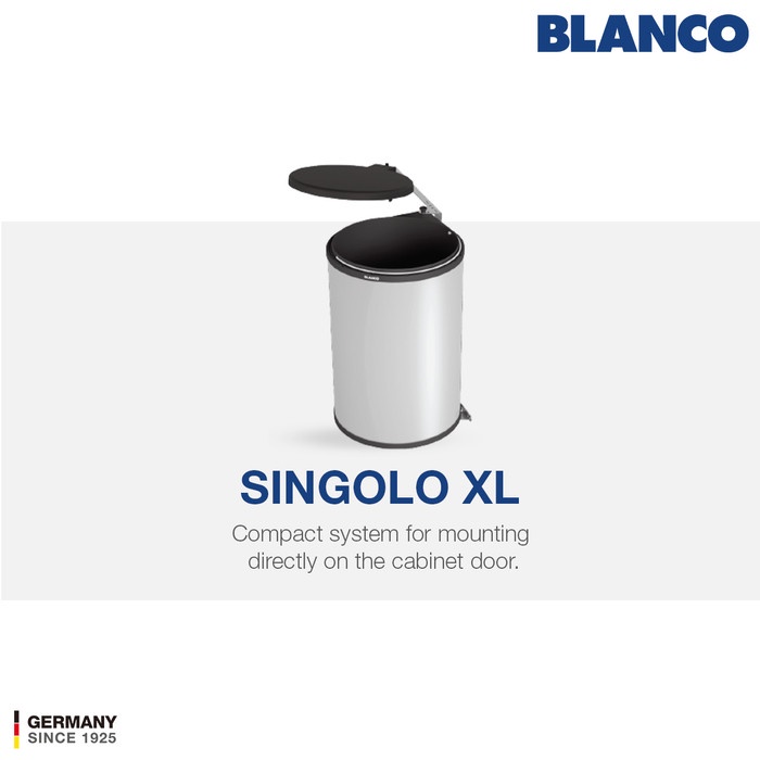 Jual PREMIUM Tempat Sampah Dapur BLANCO Singolo XL Kitchen Compost Bin ...