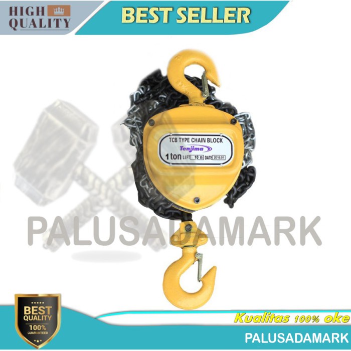 Jual Takel Chain Block Manual TCB Tenjima 3 Ton | Shopee Indonesia