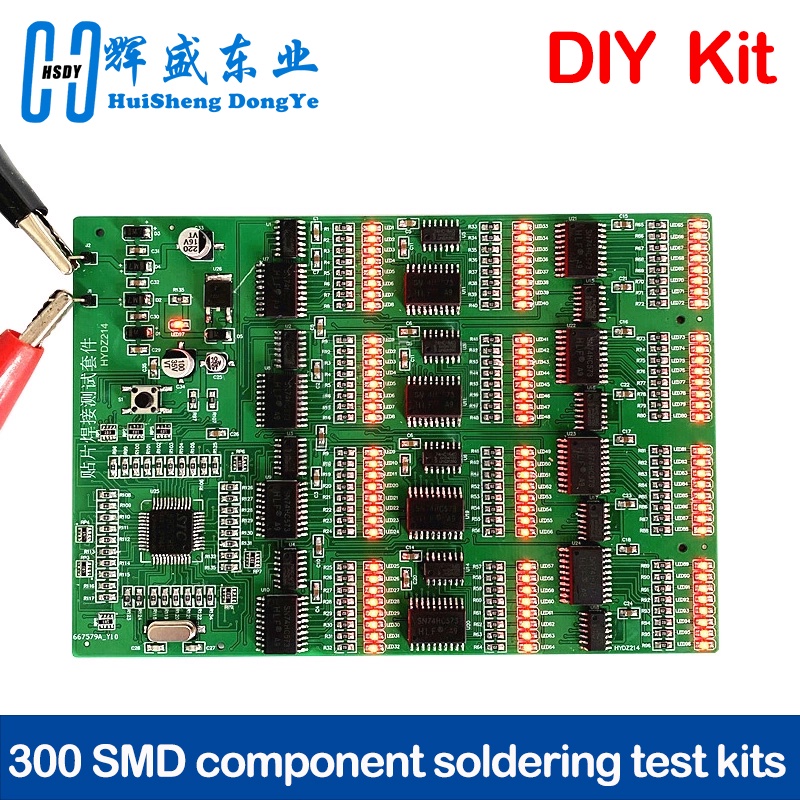 Jual BARU 300 SMD component soldering test kits High-strength practice ...