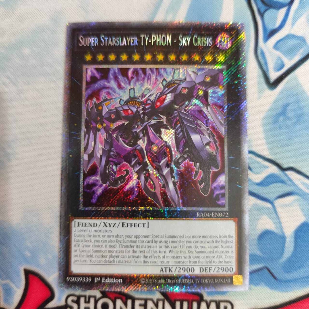 Jual yugioh super starslayer ty-phon sky crisis RA04 platinum secret ...