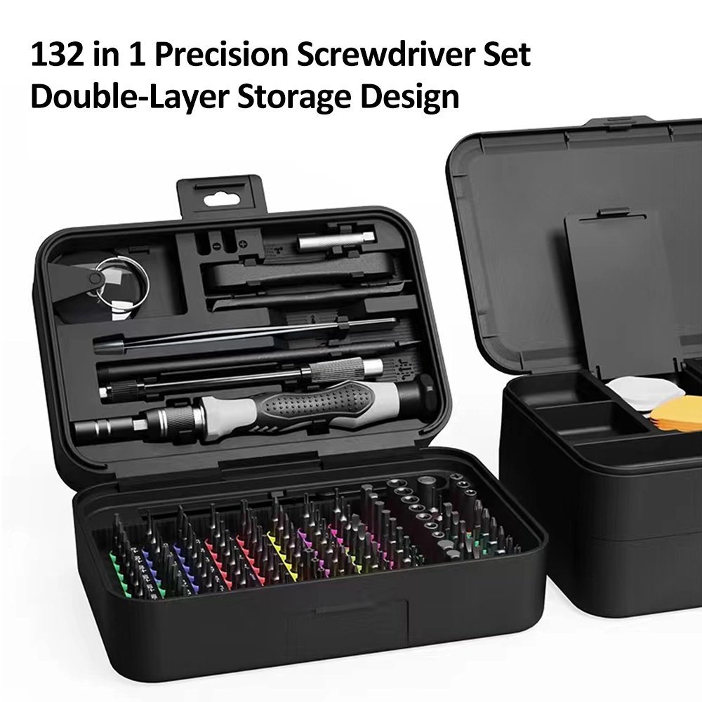 Jual 132-in-1 Screwdriver Kits Micro Magnetic Screwdriver Set with ...