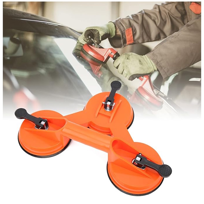 Jual Aluminum Alloy Glass Suction Cup Three/Double Gripper Sucker Plate ...