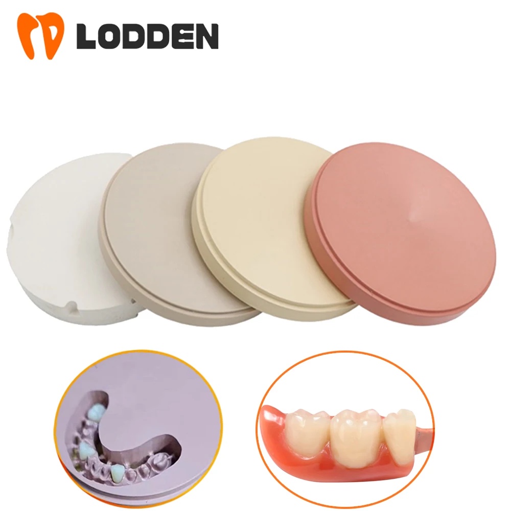 Jual CPS PEEK Block Disc Lab Material 98*12-25mm Nature/Gingival/Yellow ...
