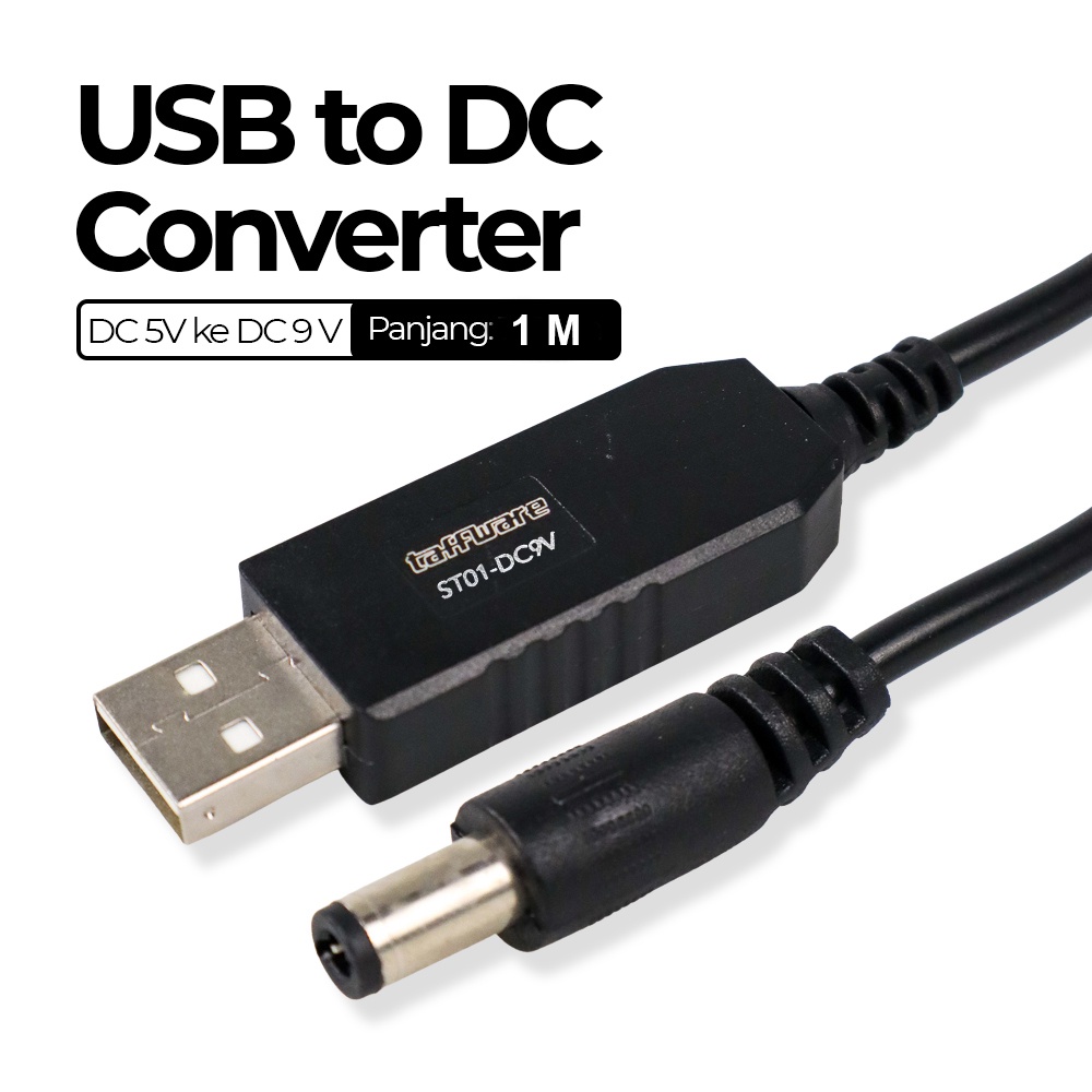 Jual Taffware USB Converter Adapter Power Boost Line DC 5V to DC 9V 0 ...