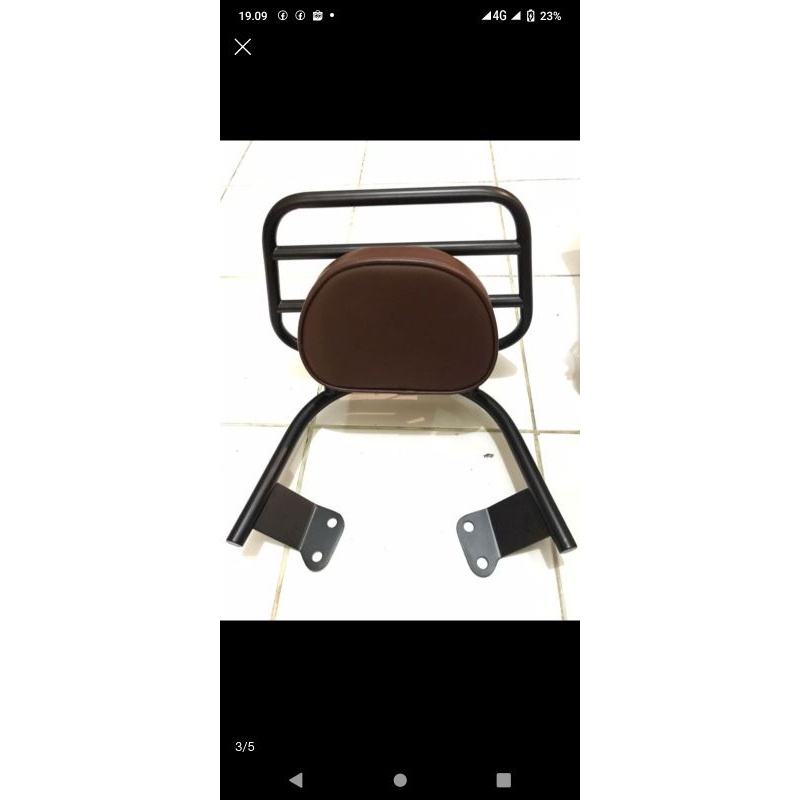 Jual Aksesoris back rack Universal motor yamaha fazzio/yamaha grand ...