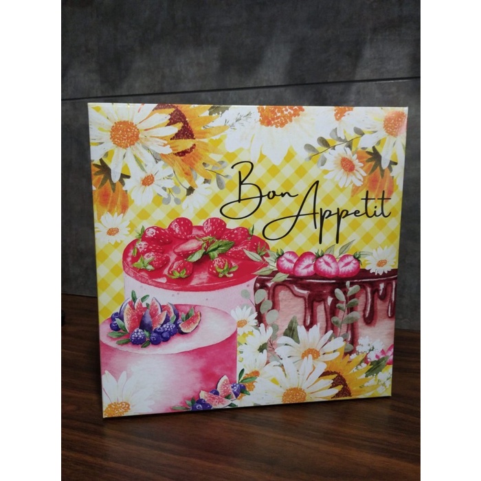 Jual (Expert) Box Kue 35cm dus kue bon app cake box 35x35x19cm 131012 ...