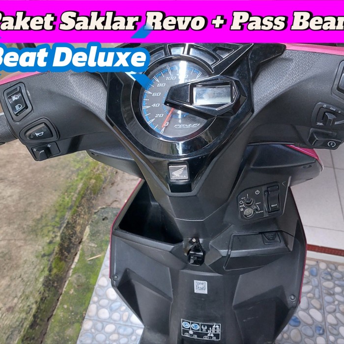 Jual PREMIUM Saklar Pass Beam With Revo On Off Switch Beat Deluxe 2020 ...