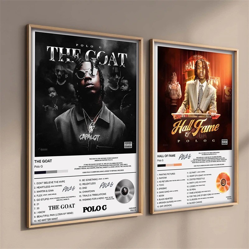 Jual Pop Rap Music Album Cover Polo G Poster Aesthetic Rapper Hip Hop ...
