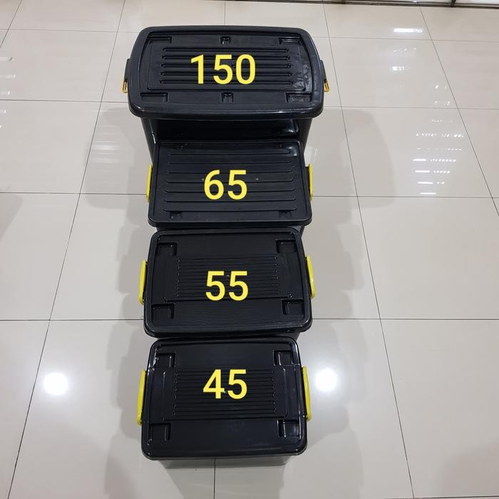 Jual Roller Box 65 Liter Hitam Box Container 65 Box Container Box Murah ...