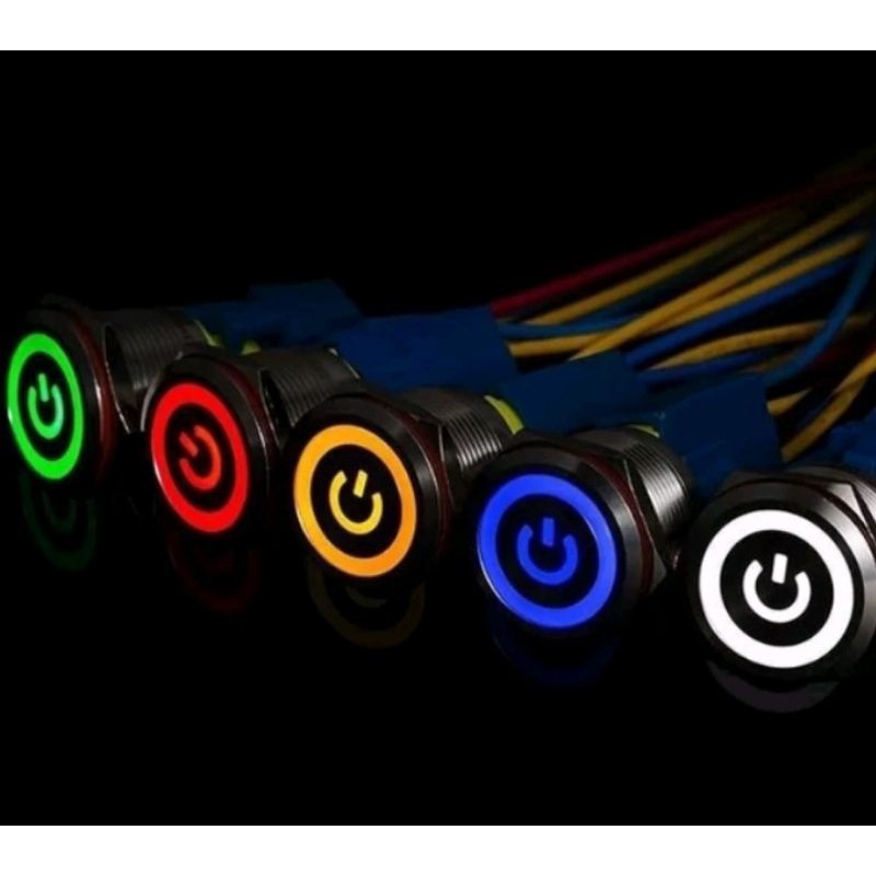 Jual Ruparupa Craft Saklar Switch On/Off Logo Led Stainless Push Button ...