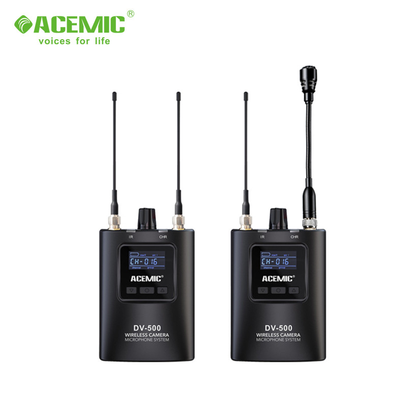 Jual ACEMIC Interview DV-500 Microphone Camera Microphone Video Camera ...