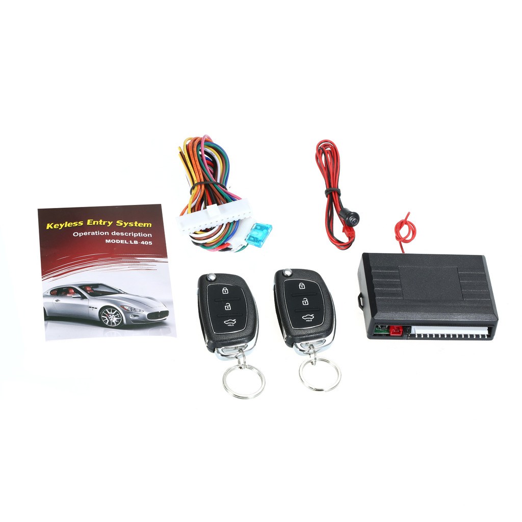 Jual Universal Car Door Lock Trunk Release Keyless Entry System Central ...