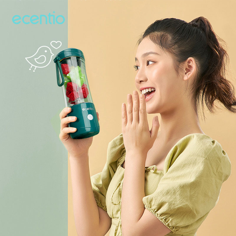 Jual ecentio Blender Portable Mini Juicer 6 Mata Pisau 2 botol 380ML ...