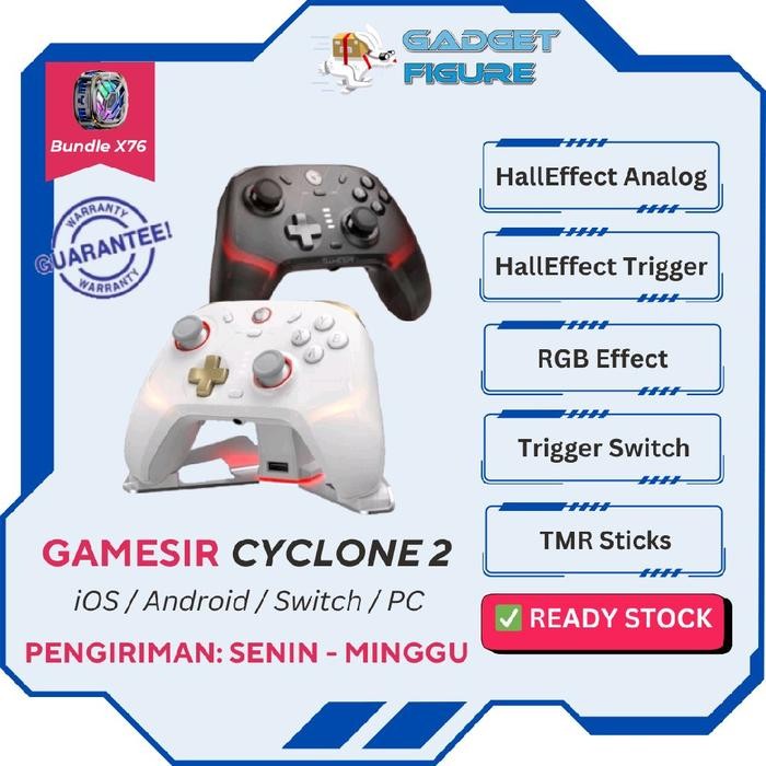 Jual Gamesir Cyclone 2 Hall Effect Controller Gamepad Switch Ios ...