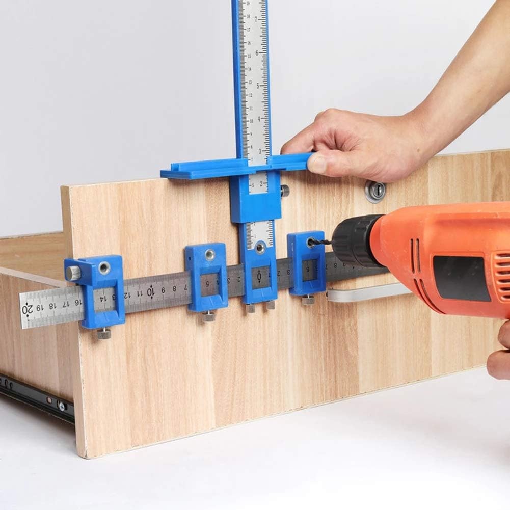 Jual Cabinet Hardware Jig, Punch Locator Drill Guide,Wood Drilling ...