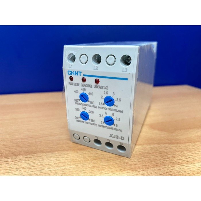 Jual Phase Failure Relay n Sequence Protector Chint XJ3-D 380-460V ...