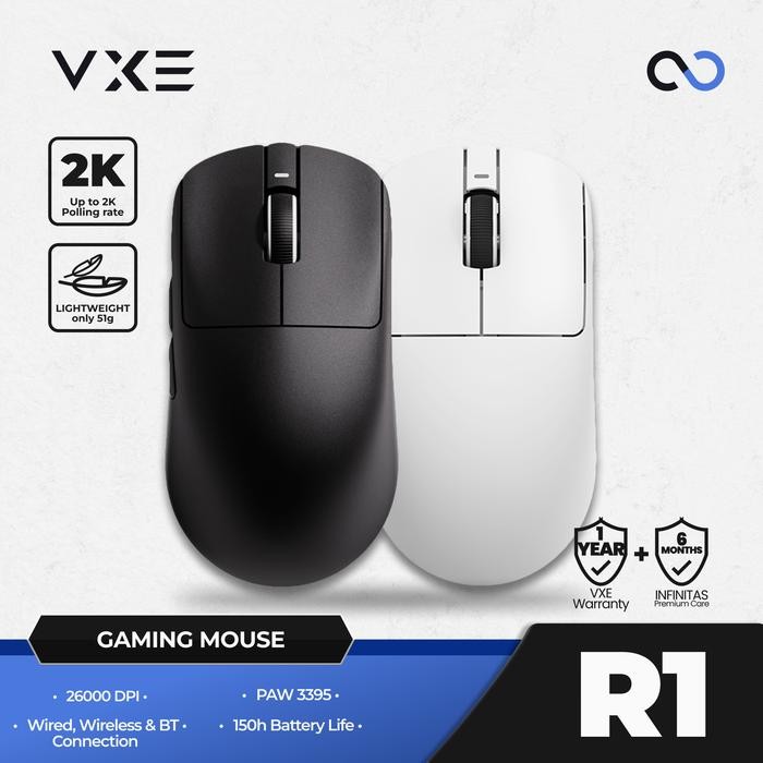 Jual VGN VXE R1 2K Wireless Light Weight Gaming Mouse | Shopee Indonesia