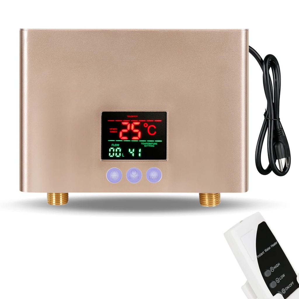Jual Pemanas Air Tanpa Tangki, Tampilan LED Pemanas Air Panas Instan ...