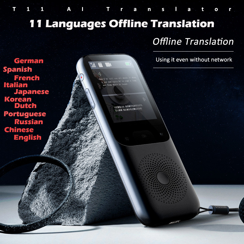 Jual New 138 Languages T11 Portable Smart Voice Translator Real-time ...