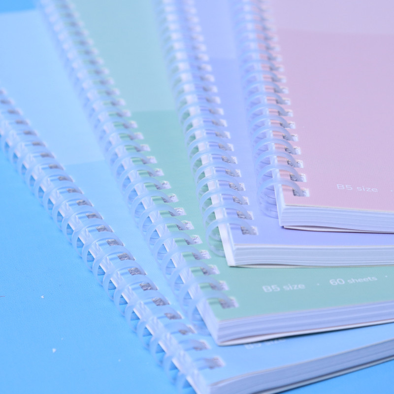 Bantex Buku Tulis Spiral B5 60 Lembar 70 gsm Bergaris / Buku Catatan Sekolah Warna Pastel SPB560-003 (2)