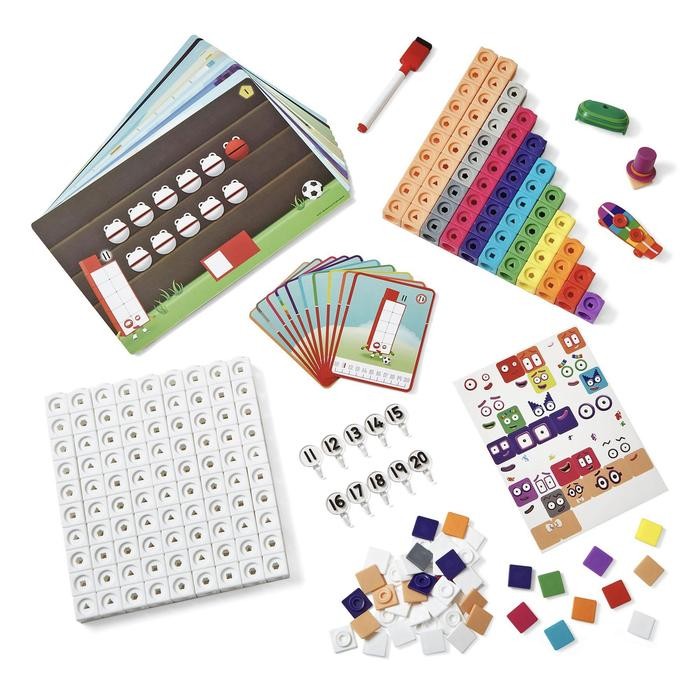 Jual Hand2Mind Numberblocks MathLink Cubes 1120 Activity Set gals ...