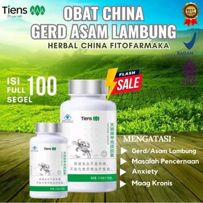 ASAM LAMBUNG CINA-CHITIN CHITOSAN / SERAT CHITIN-SOLUSI GERD ASAM LAMBUNG HERBAL CHINA