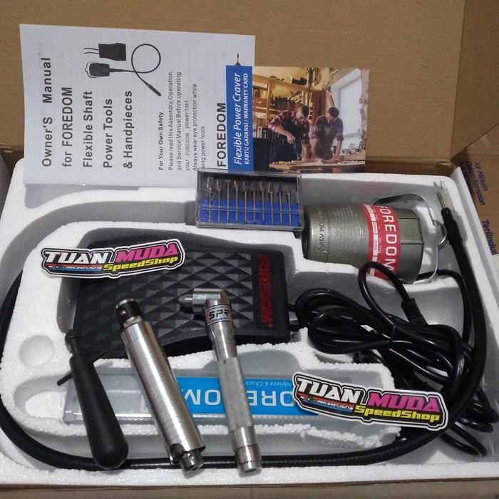 Jual bor tuner porting spr 105 dan foredom lengkap mata cuner 3mm ...