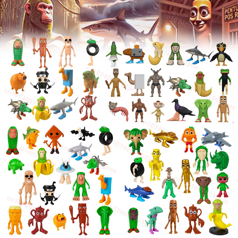 Figurines Italian Brainrot – Tung Tung Sahur, Bombardino Crocodilo, Tralalelo Tralala – Bureau Déco, Cadeau Fun