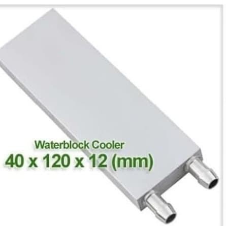 Jual Water Block Waterblock 120X12X40 Alumunium Pendingin Water Cooler ...