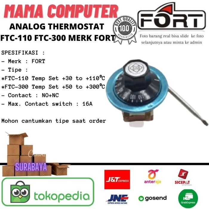 Jual [Expert] Analog Thermostat FTC-110 FTC-300 FORT Pengatur Suhu ...
