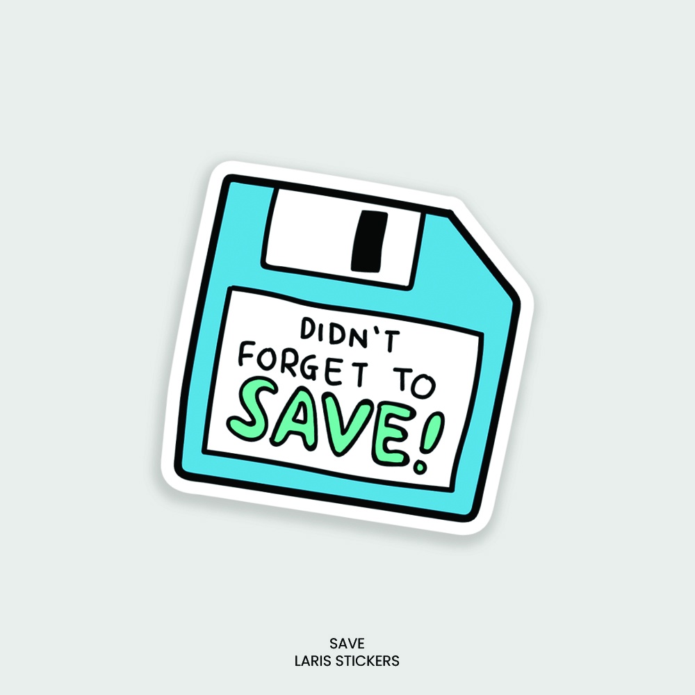 Jual Sticker Funny Forget Save Untuk Laptop, Mobil, Motor, Tumblr, dan ...